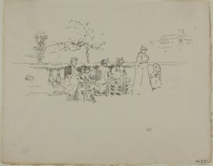 Taras, Luksemburg autorstwa James Abbott McNeill Whistler