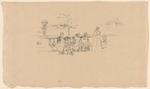 Taras, Luksemburg autorstwa James Abbott McNeill Whistler