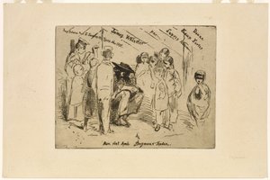 Strona tytułowa „Douze Eaux Fortes d