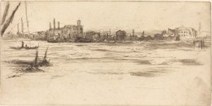 Niespokojna Tamiza autorstwa James Abbott McNeill Whistler