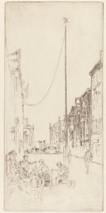 Maszt wenecki autorstwa James Abbott McNeill Whistler