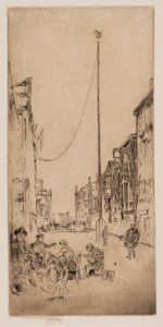 Maszt wenecki autorstwa James Abbott McNeill Whistler
