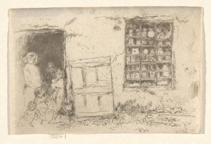 Wiejski sklep ze słodyczami autorstwa James Abbott McNeill Whistler