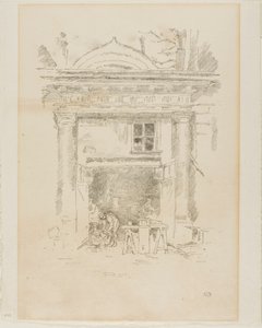 Whitesmiths, Impasse des Carmélites autorstwa James McNeill Whistler