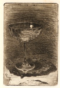Kieliszek do wina autorstwa James Abbott McNeill Whistler