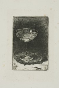 Kieliszek do wina autorstwa James Abbott McNeill Whistler