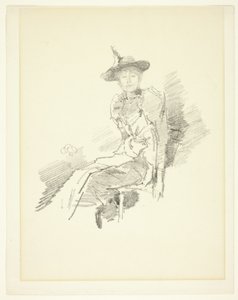 Skrzydlaty Kapelusz autorstwa James Abbott McNeill Whistler