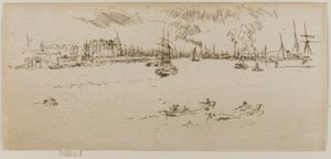 Tilbury autorstwa James Abbott McNeill Whistler