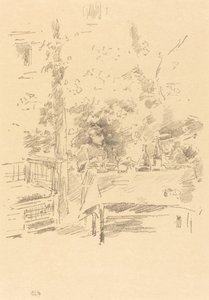 Jeden na jednego w ogrodzie autorstwa James Abbott McNeill Whistler