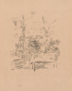 Jeden na jednego w ogrodzie autorstwa James Abbott McNeill Whistler