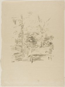 Tête-à-tête w ogrodzie autorstwa James McNeill Whistler