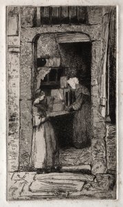 Dwanaście akwafort z natury:  La Marchande de Moutarde autorstwa James McNeill Whistler