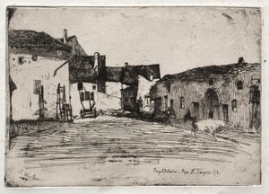 Dwanaście akwafort z natury:  Liverdun autorstwa James McNeill Whistler