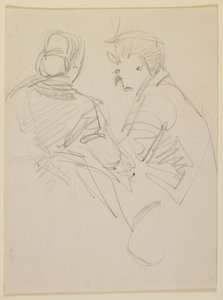 Dwie postacie autorstwa James Abbott McNeill Whistler
