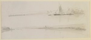 Dwie sceny na rzece autorstwa James Abbott McNeill Whistler
