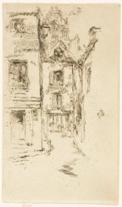 Pod katedrą, Blois autorstwa James Abbott McNeill Whistler