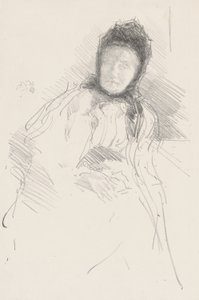 Niedokończony szkic Lady Haden autorstwa James Abbott McNeill Whistler