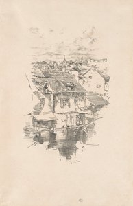 Vitré: Kanał autorstwa James McNeill Whistler