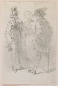 Gwizdek z przyjaciółmi autorstwa James Abbott McNeill Whistler