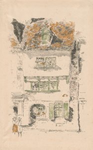 Żółty Dom, Lannion autorstwa James Abbott McNeill Whistler
