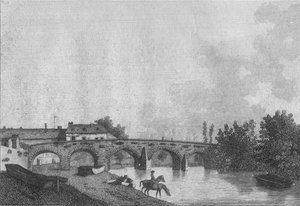Most Maidstone, Kent. Pl. 2, 1787 autorstwa James Newton