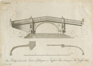 Chillington Park - Most: grawerowanie, bd [c 1789] (druk)