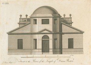 Weston-under-Lizard - Świątynia Diany: grawerowanie, bd [ok. 1765-1770]