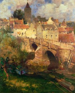 Wioska w East Linton, Haddington