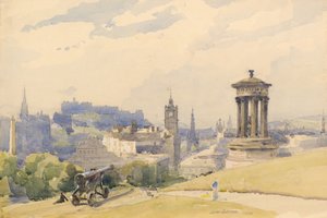 Edynburg z Calton Hill