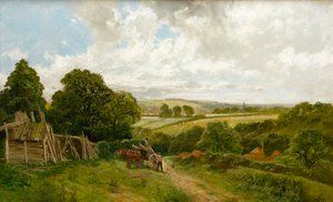 Kanał w Old Basing, Hampshire