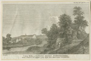 Mayfield - Most wiszący: grawerowanie, bd [ok. 1796] autorstwa James Peller Malcolm