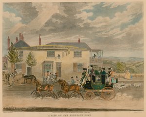 Widok na Highgate Road autorstwa James Pollard