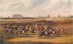 Wyścig o Great St. Leger Stakes, 1836. Aprobata - w dobrym stylu, 1837. autorstwa James Pollard