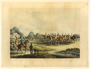 Saint Albans Grand Steeple Chase autorstwa James Pollard