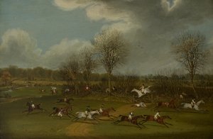St Albans Grand Steeplechase z 8 marca 1832, 1832-33 autorstwa James Pollard