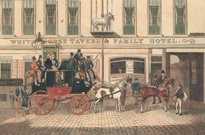 White Horse Tavern and Hotel, Fetter Lane, Londyn