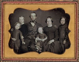 Portret rodziny, ok. 1848 (zdjęcie) autorstwa James Presley Ball