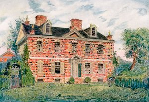 Cliveden, Germantown, Pensylwania, USA, XVIII w. 1921.