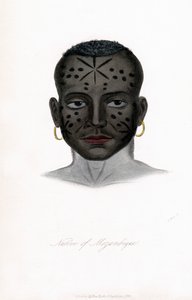 Pochodzący z Mozambiku, ok. 1850. autorstwa James Prichard
