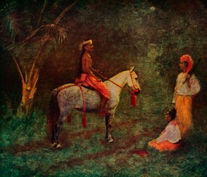 Jeździec birmański, 1913 autorstwa James Raeburn Middleton