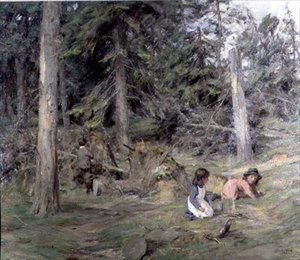 Wokół ogniska autorstwa James Riddel