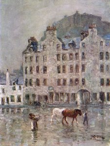 White Hart Inn, Grassmarket autorstwa James Riddel