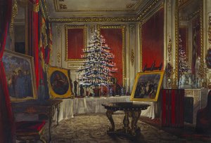 Choinka królowej Wiktorii, 1850 r