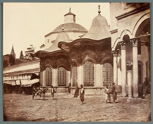 Fontanna sułtana Mahmuda w Tophane autorstwa James Robertson