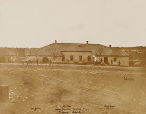 North View Head Quarters Armia angielska, ok. 1855 (zdjęcie) autorstwa James Robertson