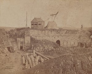 Pozostałości wieży Malakoff autorstwa James Robertson