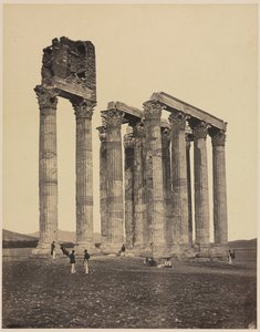 Świątynia Jowisza Olimpu, ok. 1930 r. 1853. autorstwa James Robertson
