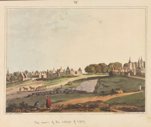 ?Ruiny wsi Ligny?, 1815 r. autorstwa James Rouse