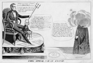 Apel wigów o wymówkę, opublikowany przez Jamesa Baillie, H Bucholzer, Nowy Jork, 1844