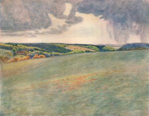 „Box Hill i Ranmore z Tot Hill”, 1913, 1914 autorstwa James S Ogilvy